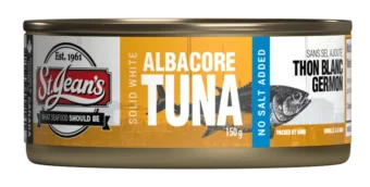 Canned Albacore Tuna | No Salt Added | 150g