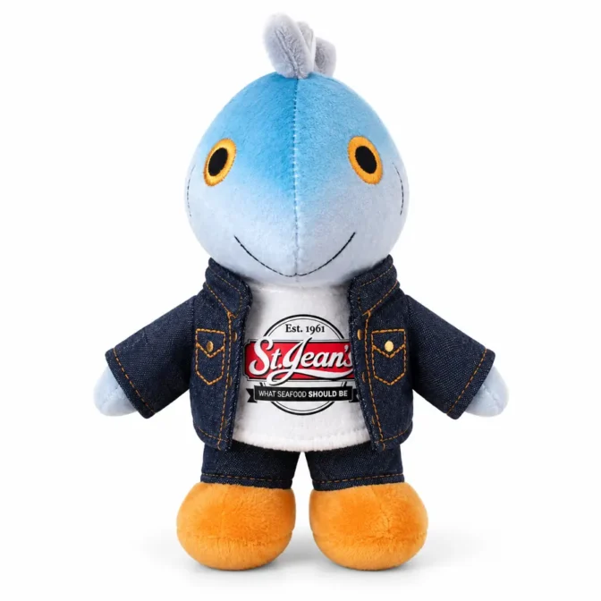 St Jeans Plushies - Finn the Salmon - Front St Jeans Plushies Finn the Salmon Front